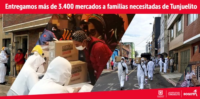 TUNJUELITO ENTREGA MERCADOS 22 AGOSTO