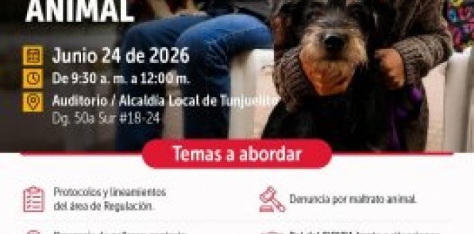 Capacitación en protección y bienestar animal en Tunjuelito Capacitación en protección y bienestar animal en Tunjuelito