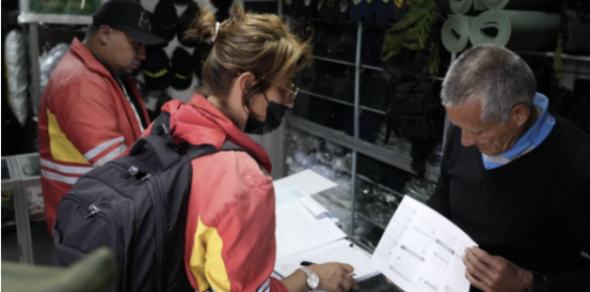 La Alcaldía Local de Tunjuelito realiza operativo de control metrológico en la localidad.
