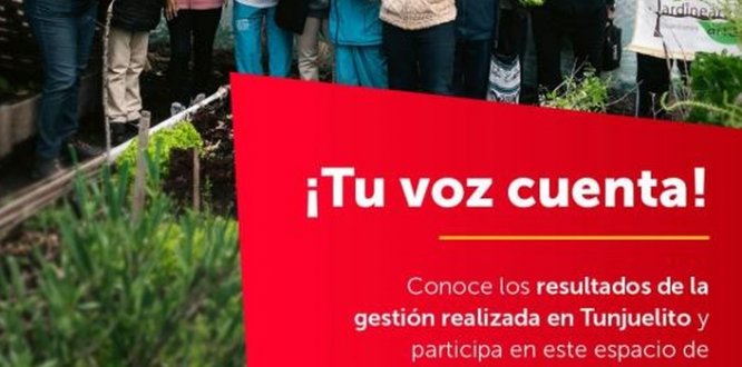La Alcaldía Local de Tunjuelito presentará los avances y resultados de su gestión durante el primer semestre de 2026. Fotografía relacionada con: La Alcaldía Local de Tunjuelito presentará los avances y resultados de su gestión durante el primer semestre de 2026.