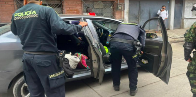 Operativo de seguridad y la convivencia en el barrio San Benito de Tunjuelito