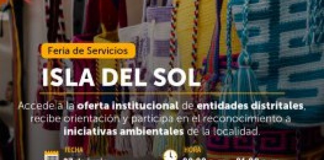 Feria de Servicios y reconocimiento ambiental en Isla del Sol  