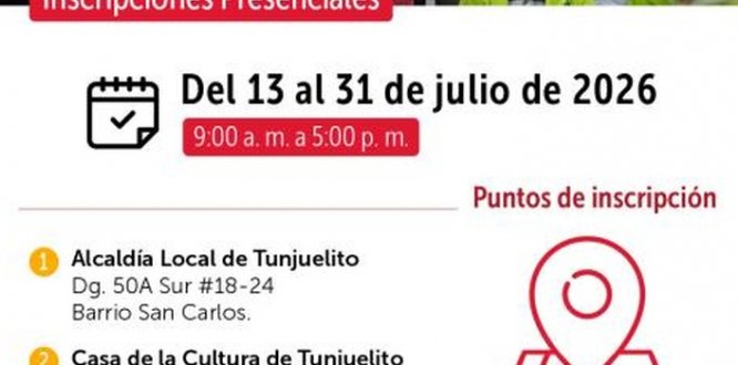 Tunjuelito abre inscripciones para la Escuela de Formación en Participación Ciudadana Fotografía relacionada con: Tunjuelito abre inscripciones para la Escuela de Formación en Participación Ciudadana
