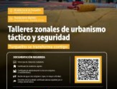 Talleres zonales de urbanismo táctico y seguridad Tunjuelito se transforma contigo