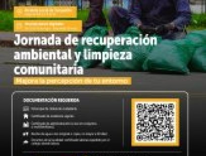 Jornada de recuperación ambiental y limpieza comunitaria Mejora la percepción de tu entorno