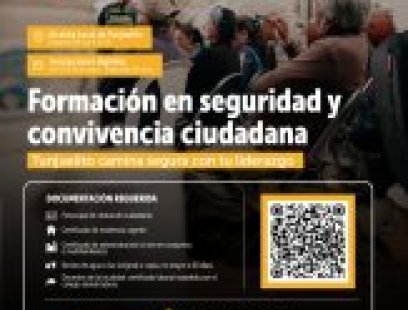 Formación en seguridad y convivencia ciudadana Tunjuelito camina segura con tu liderazgo