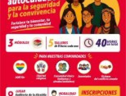Taller de autocuidado para la seguridad y la convivencia Fortalece tu bienestar, tu seguridad y tu comunidad - TUNJUELITO