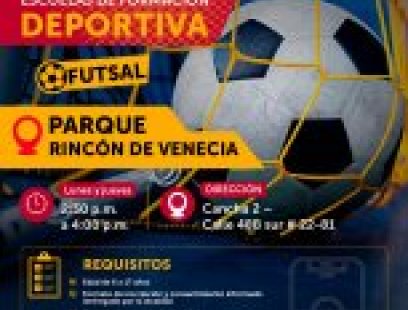 INSCRIPCIONES ESCUELAS DE FORMACIÓN DEPORTIVA