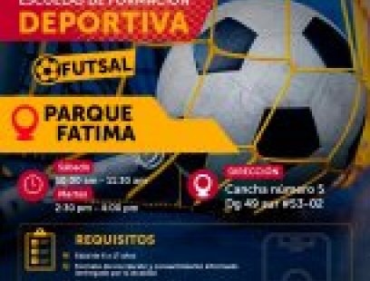 INSCRIPCIONES ESCUELAS DE FORMACIÓN DEPORTIVA