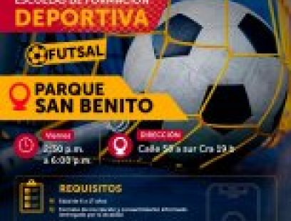 INSCRIPCIONES ESCUELAS DE FORMACIÓN DEPORTIVA